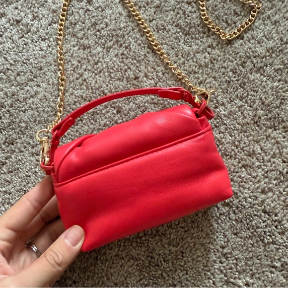 A New Day Red Mini Bag with Gold Chain - Picture 4 of 5